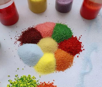北京人工彩砂零售 标达材料，诚信商家，为您的涂料工程添彩